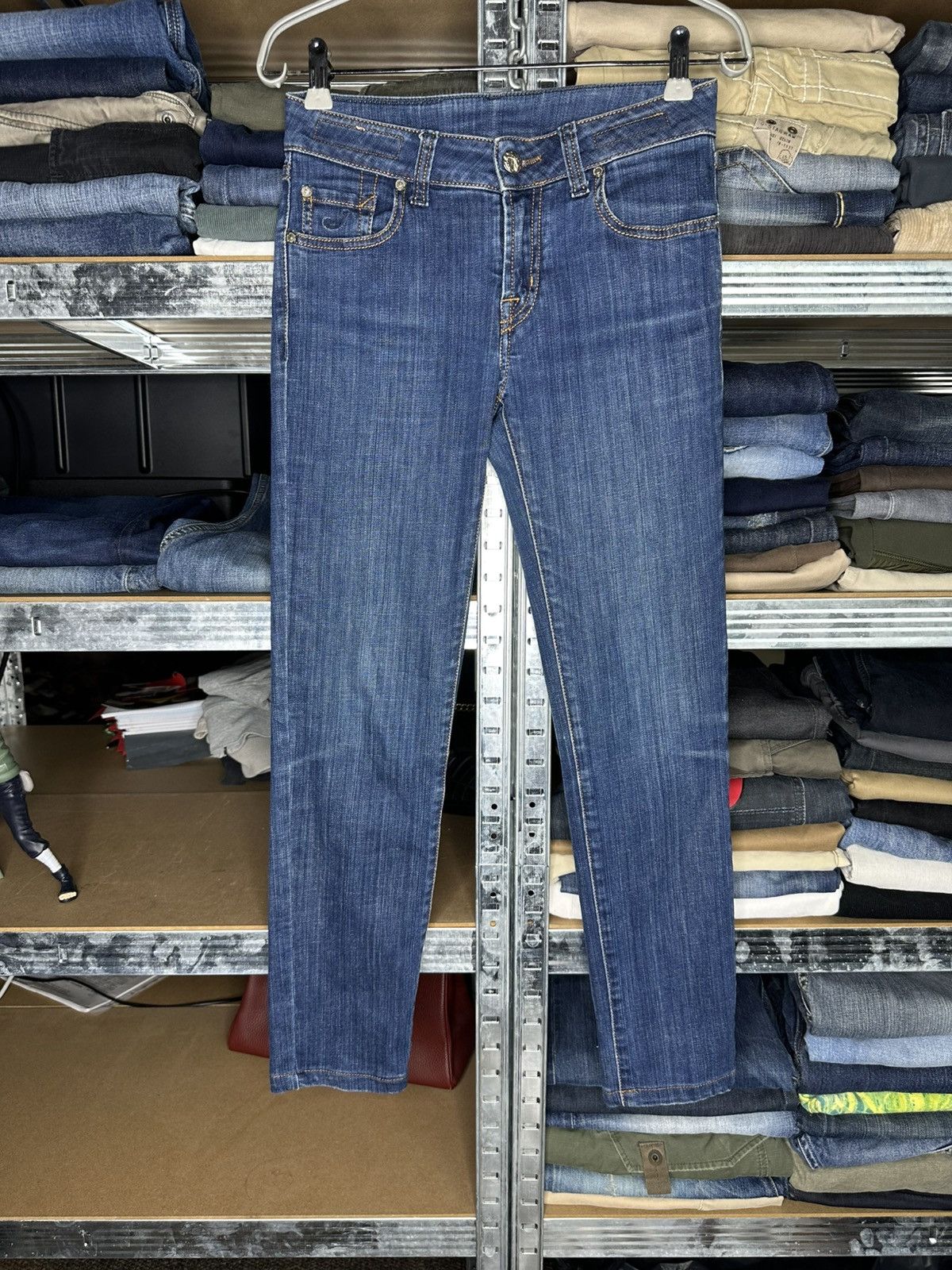 Jacob Cohen Jacob Cohen J711 Slim Jeans Size 27 Blue Denim Size 27" / US 4 / IT 40 - 1 Thumbnail