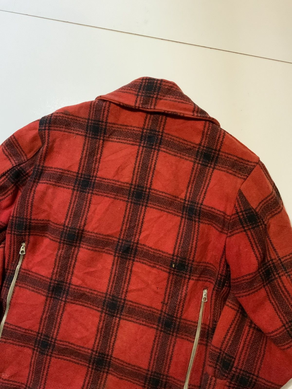 Vintage Vintage 40s 50s Buffalo Plaid Wool Mackinaw Jacket Coat Size US S / EU 44-46 / 1 - 5 Thumbnail
