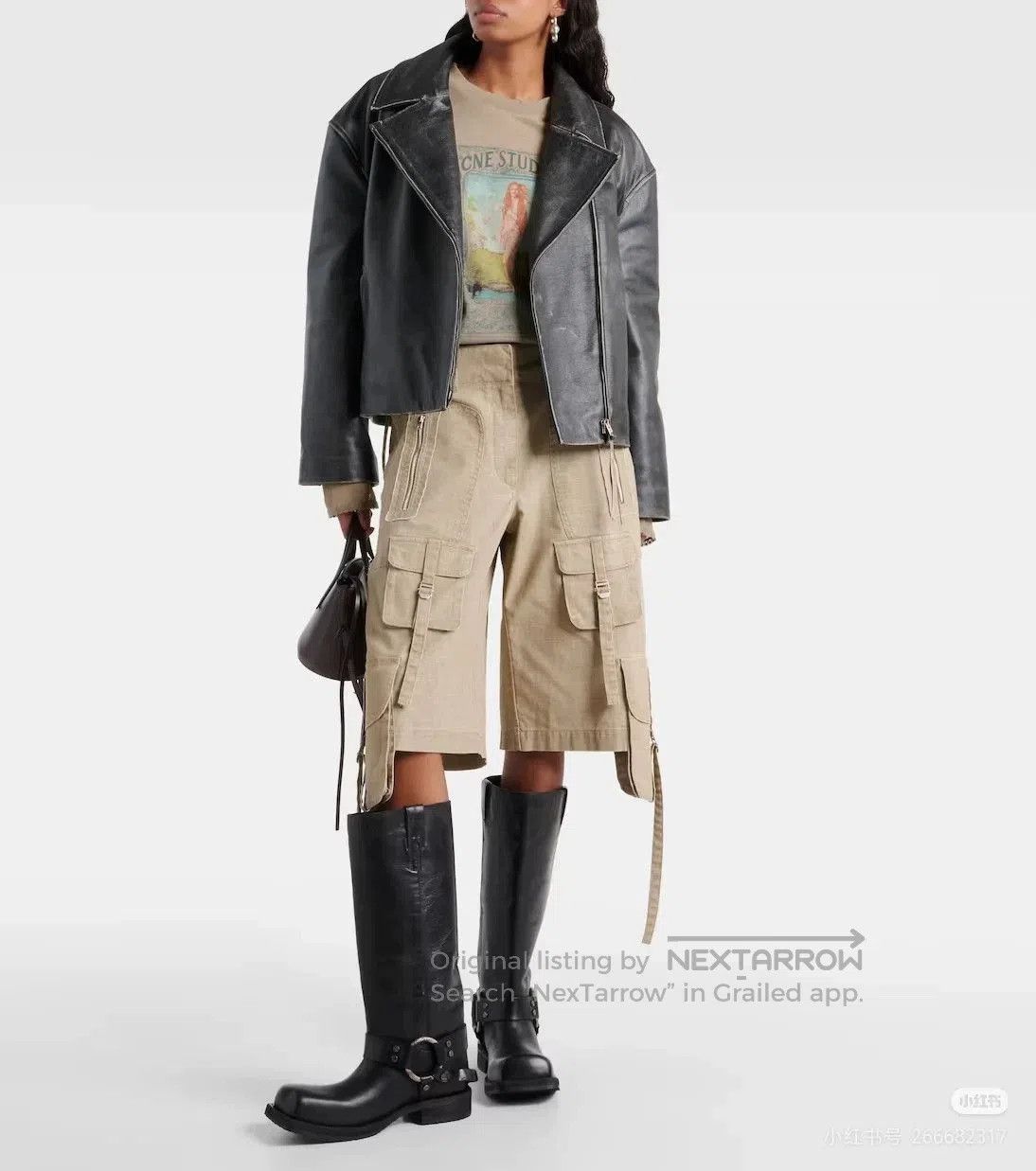 Acne Studios Acne Studios Distressed Leather Jacket. Size US M / EU 48-50 / 2 - 6 Thumbnail