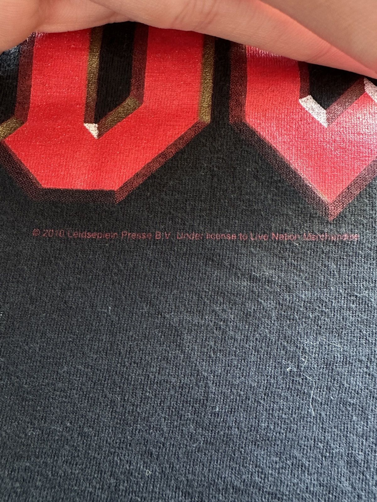 AC/DC 🚨The AC/DC BIG LOGO WOMEN 2010 BLACK t-shirt ROCK BAND Size S / US 4 / IT 40 - 7 Thumbnail