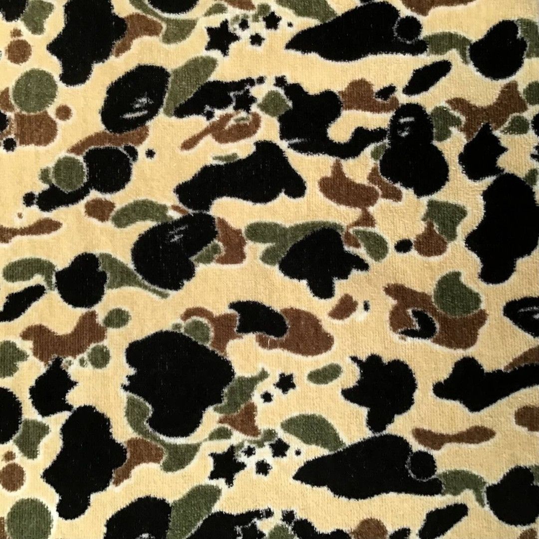Bape 🔥Vintage🔥 BAPE STA camo beach towel a bathing ape star NIGO Size ONE SIZE - 2 Thumbnail