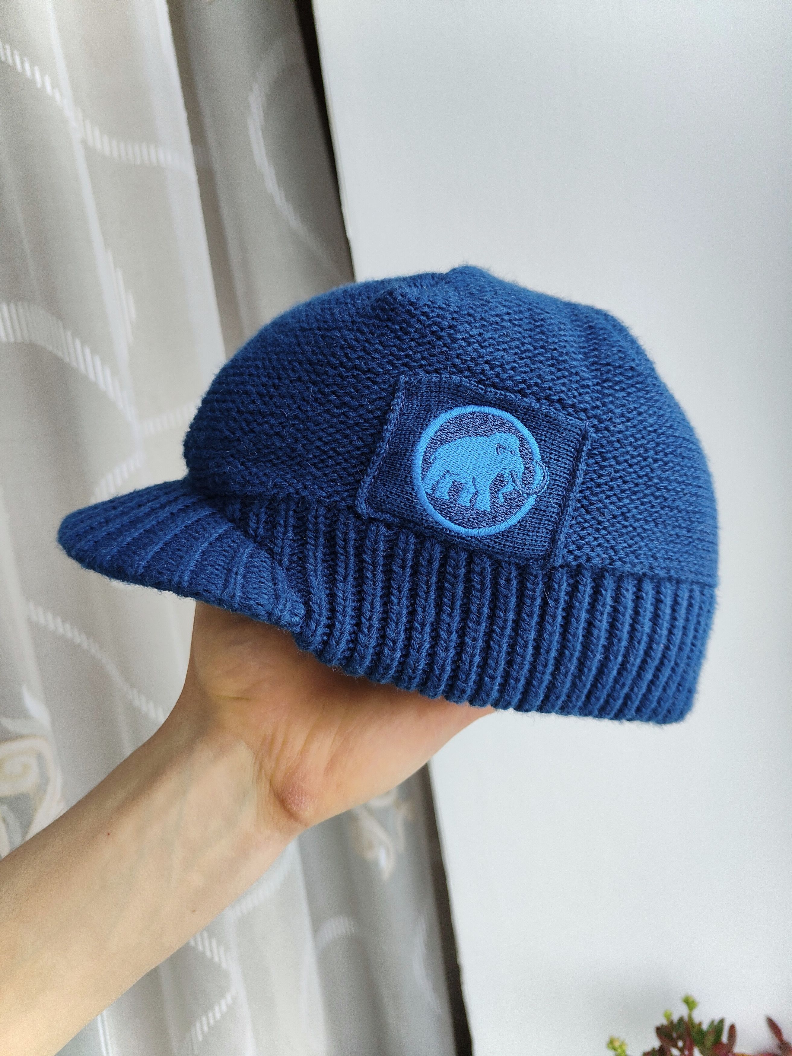 Mammut Vintage Mammut Visor Beanie Knitted Hat Jeep Cap Peaked Hat Size ONE SIZE - 1 Thumbnail