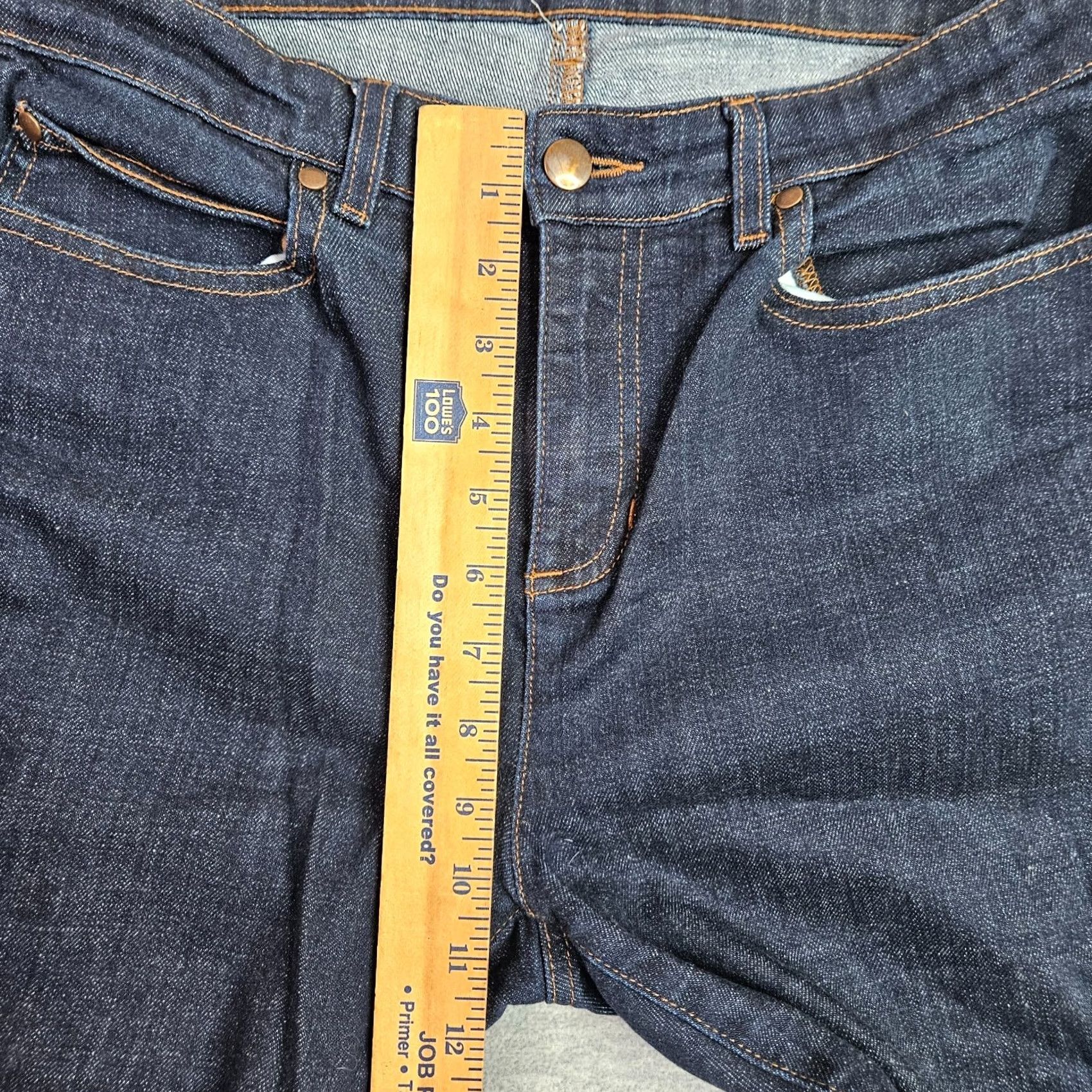Eileen Fisher Eileen Fisher Women’s Slim Straight Jeans Dark Wash Mid Rise Size 8 Blue Cotton Size 30" / US 8 / IT 44 - 7 Thumbnail