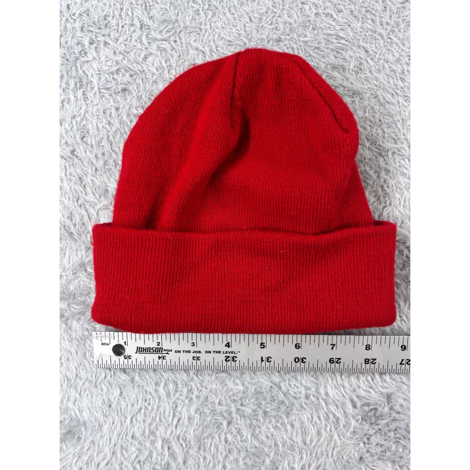 Vintage Eagle Ridge Golf Course Beanie Toque Adult One Size Red Knit 100% Acrylic Golfer Size ONE SIZE - 4 Thumbnail