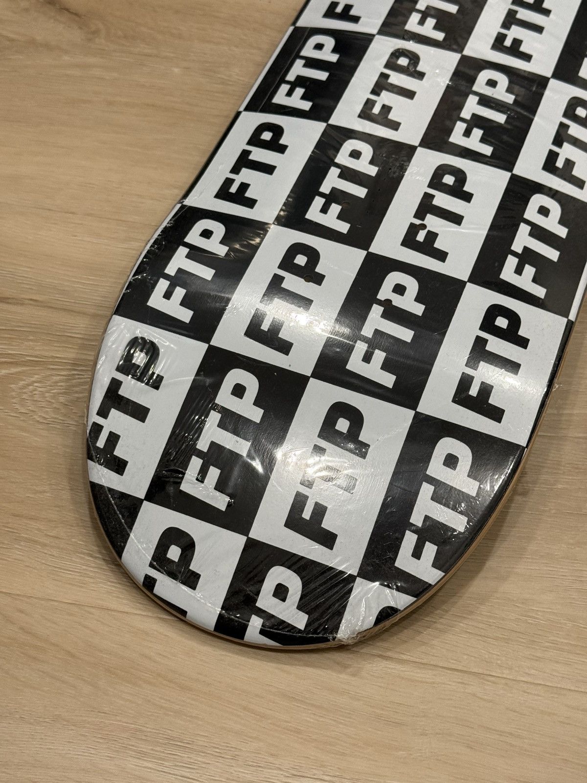 Fuck The Population FTP Checkered Logo Skate Deck (2021) Size ONE SIZE - 2 Thumbnail