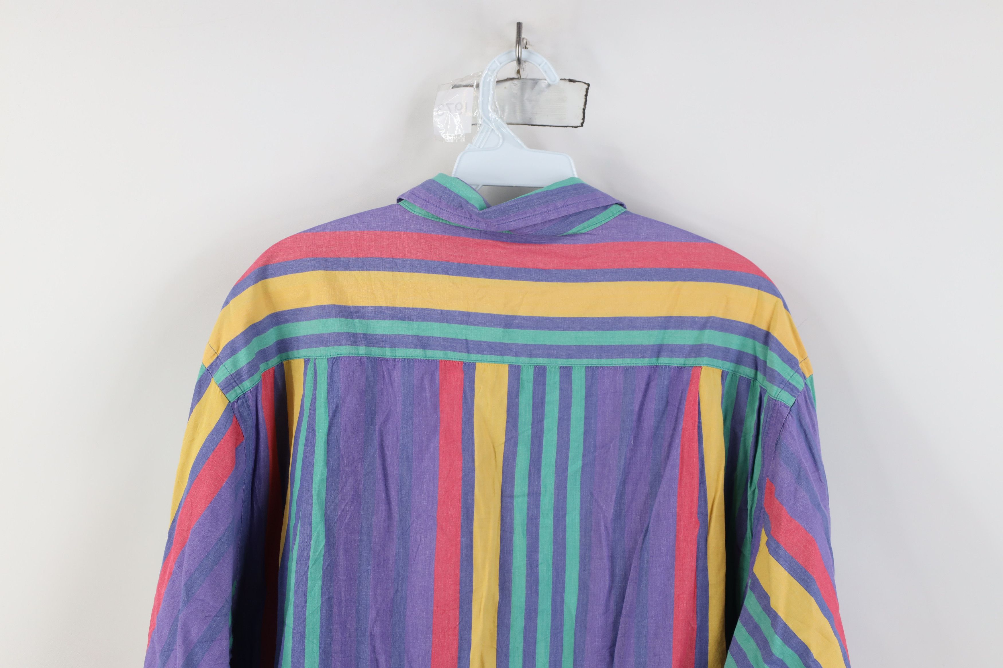 Nautica Vintage 90s Nautica Striped Short Sleeve Button Shirt Size US L / EU 52-54 / 3 - 13 Thumbnail