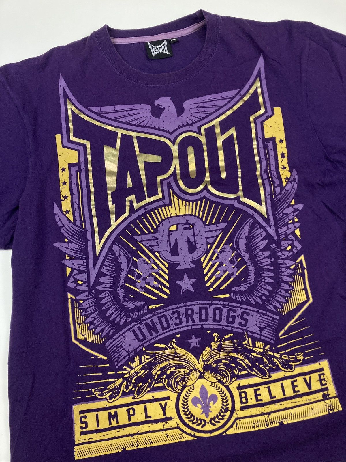 Affliction × JNCO × Tapout Y2K Vintage Tapout tee Size US XXL / EU 58 / 5 - 2 Thumbnail