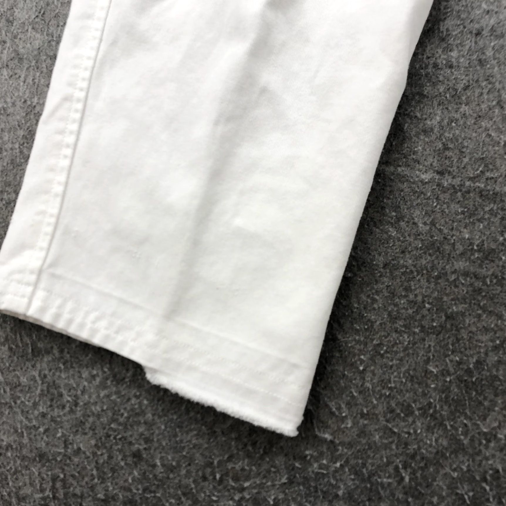 Tommy Hilfiger VINTAGE Tommy Hilfiger Pants Womens 10 White Straight Leg Casual Preppy Logo 90s Womens Size 32" / US 10 / IT 46 - 5 Thumbnail