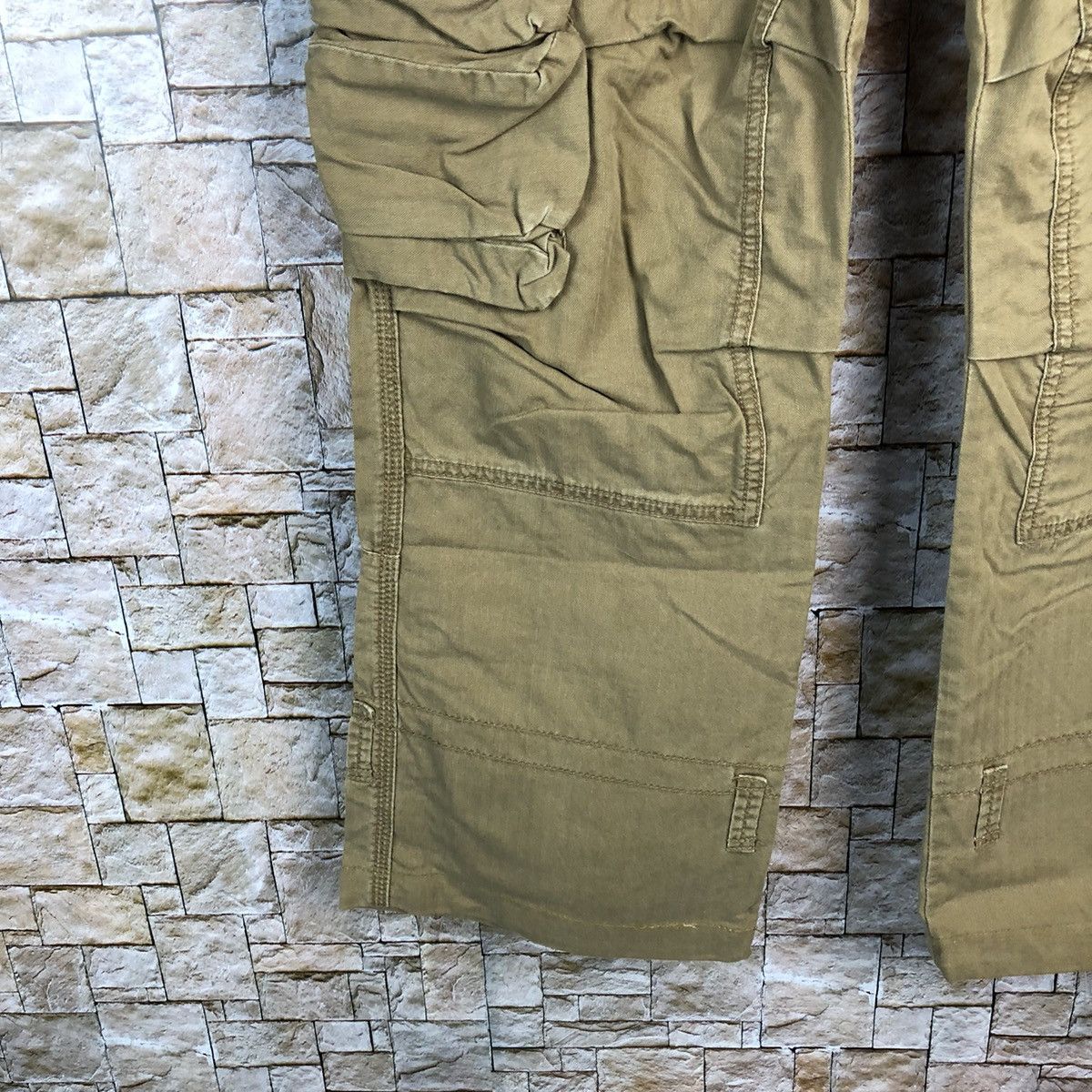 Polo Ralph Lauren DL Ralph Lauren double knee 3d pocket Cargo Pants #A140 Size US 35 - 12 Thumbnail
