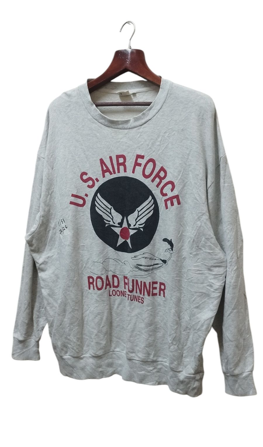 Warner Bros Vintage Warner Bros Road Runner U.S. Army Sweatshirt Size US XXL / EU 58 / 5 - 3 Thumbnail