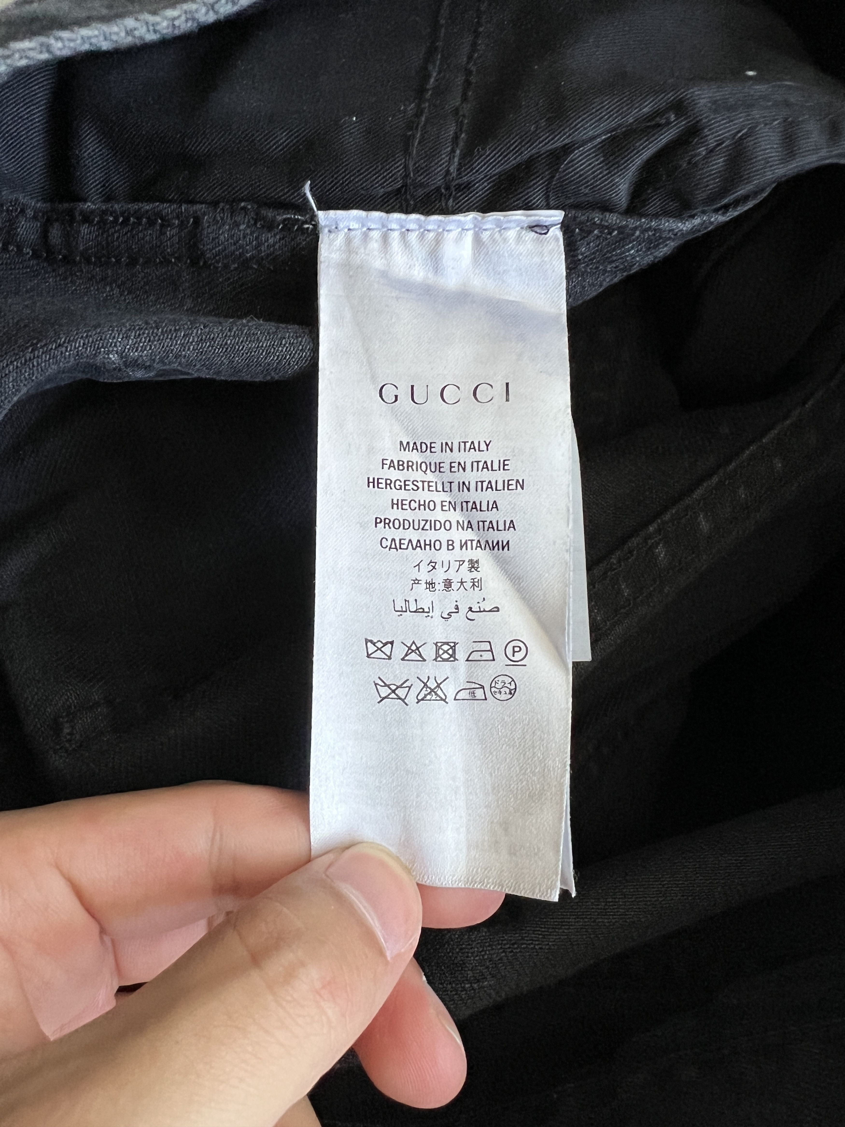 Gucci Gucci Pocket Embroidered Jeans Size US 30 / EU 46 - 8 Thumbnail
