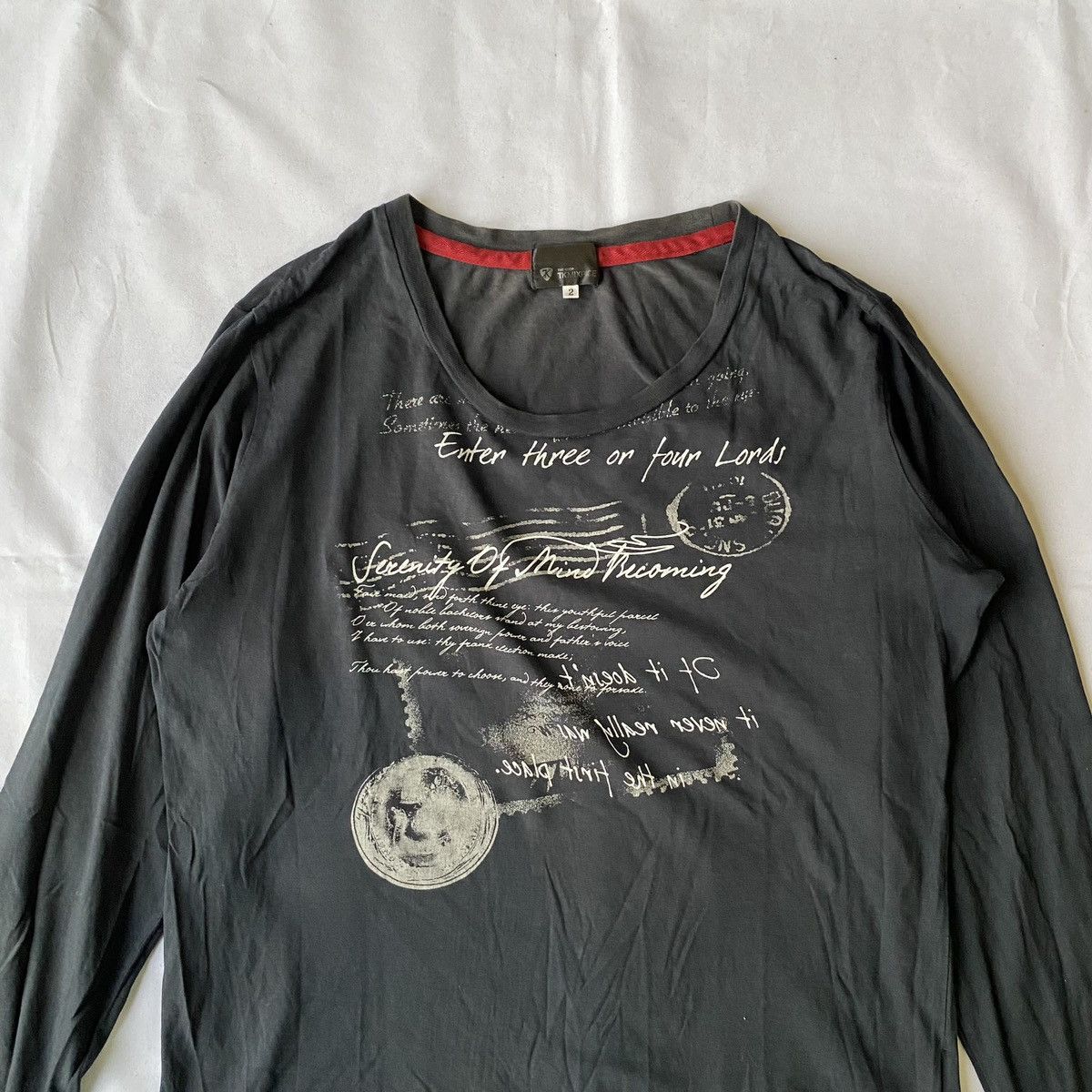 Beauty Beast × If Six Was Nine × Japanese Brand Japanese Poem Style Serenity Of Mind Becoming by TKMIXPICE Size US M / EU 48-50 / 2 - 3 Thumbnail
