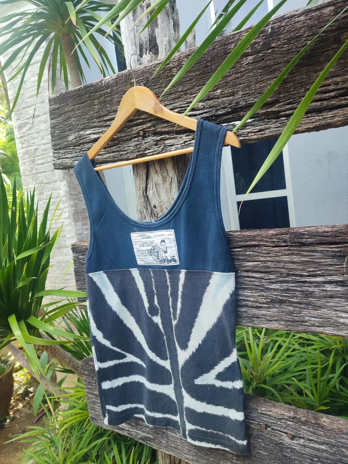 Kansai Yamamoto Vintage Kansai Yamamoto Zebra Print Tank Top — 1990s Era Size US XS / EU 42 / 0 - 3 Thumbnail