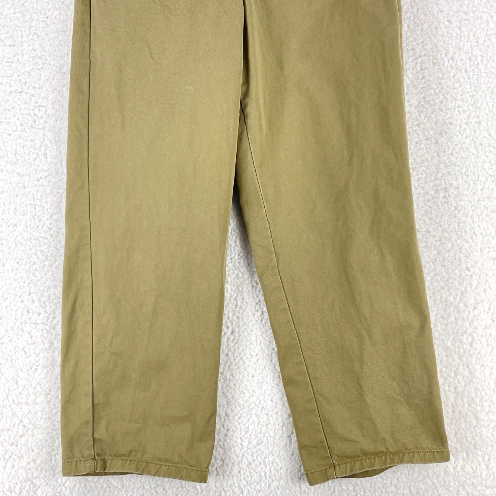 Urban Outfitters BDG Urban Outfitters Brown Khaki Chino Wide Leg High-Rise Pants Womens Size 4 Size 27" / US 4 / IT 40 - 3 Thumbnail