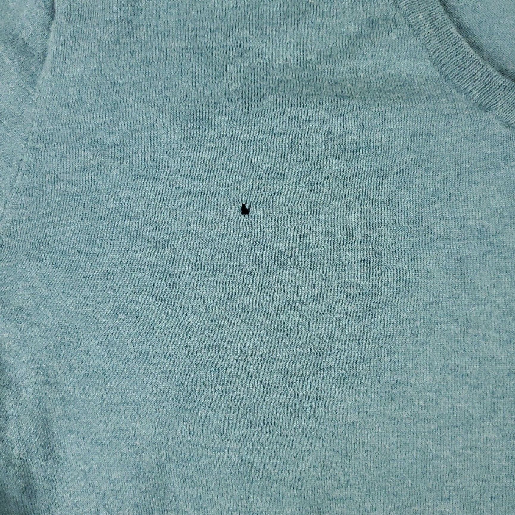 Polo Ralph Lauren Ralph Lauren Mens V Neck Pullover Sweatshirt Blue Medium Cotton Blend Size US M / EU 48-50 / 2 - 5 Thumbnail