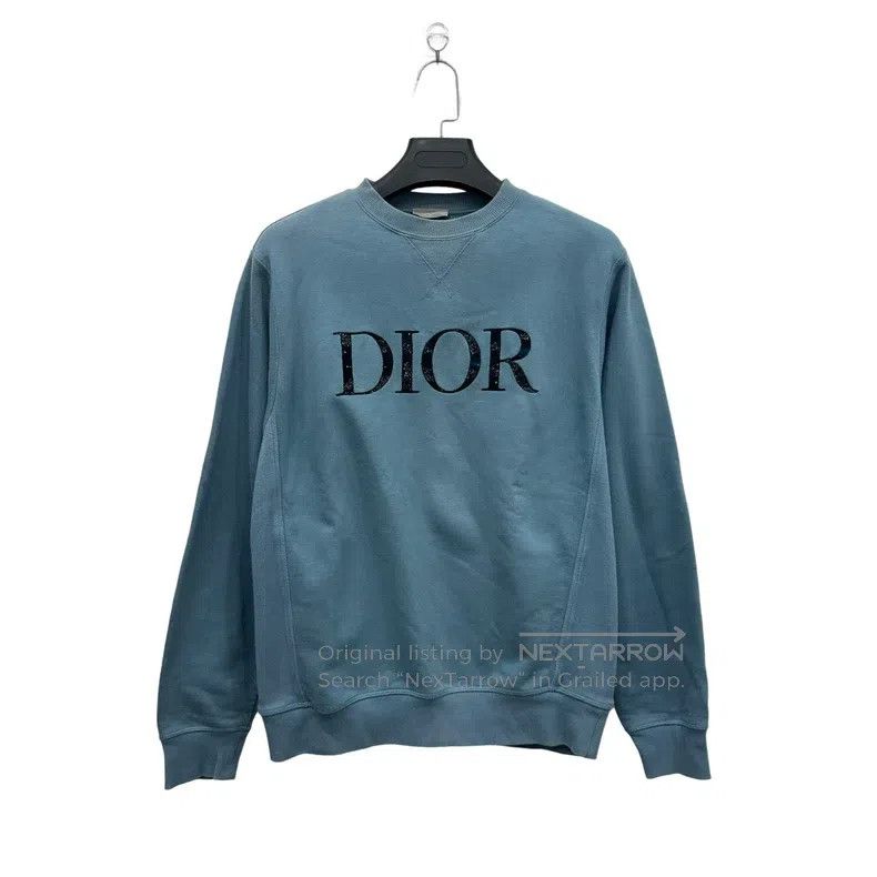 Dior Dior Haze blue pin sweatshirt Size US S / EU 44-46 / 1 - 1 Thumbnail