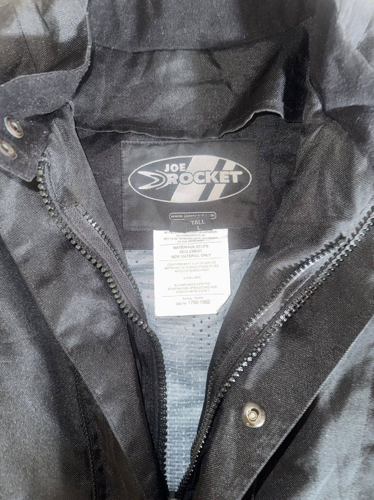 Joe Rocket Joe Rocket Ballistic Series Men's Black Armored Biker Jacket Size US L / EU 52-54 / 3 - 4 Thumbnail