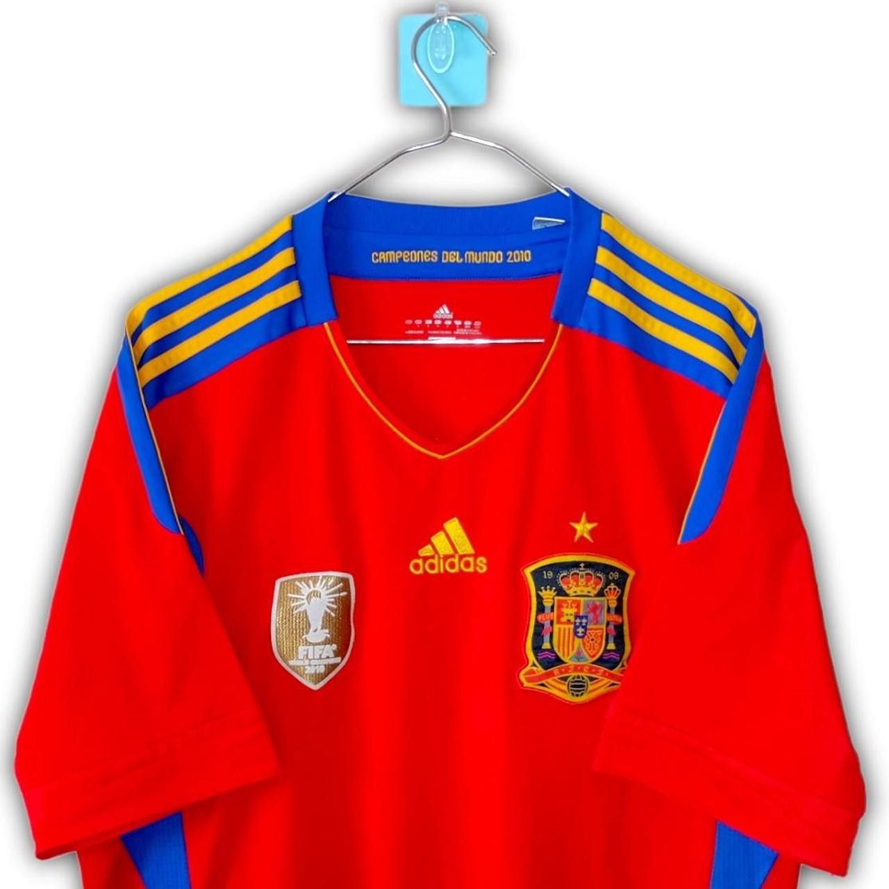 Adidas Spain 2011 2012 Euro Home Shirt Jersey international Size US L / EU 52-54 / 3 - 1 Thumbnail