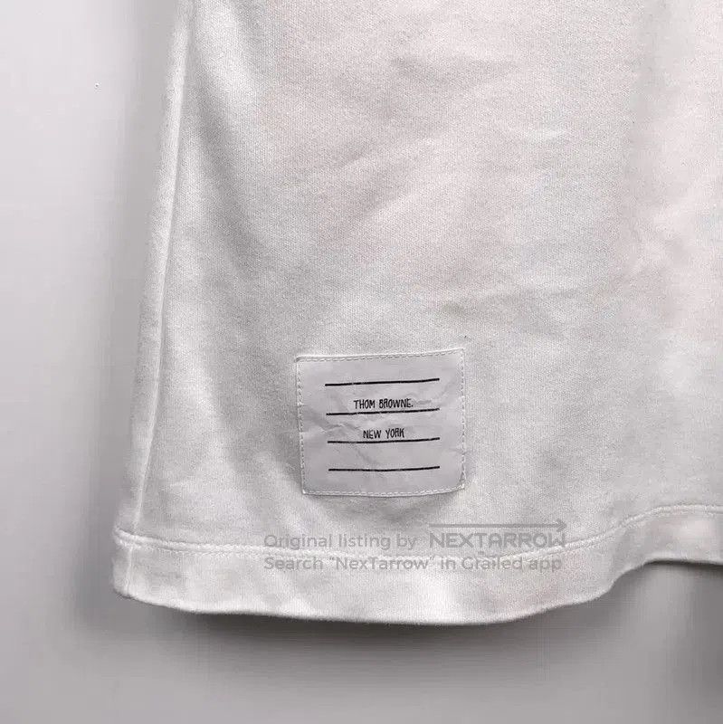 Thom Browne Thom Browne White Cotton Dress for Women . Size M / US 6-8 / IT 42-44 - 4 Thumbnail