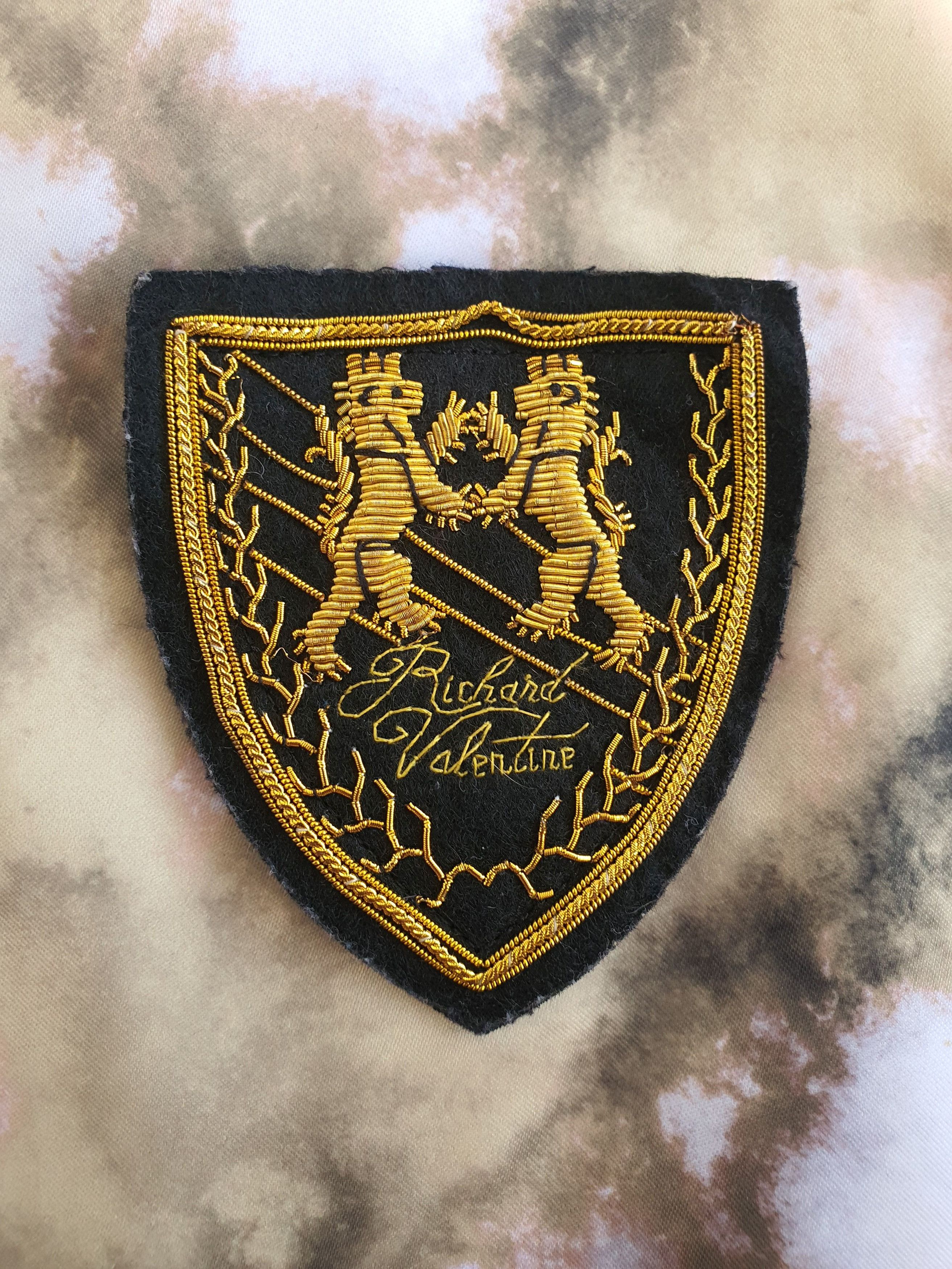 Luxe RICHARD VALENTINE - 'ARMY' Tracksuit Top Hoodie Sweatshirt Size US XXL / EU 58 / 5 - 5 Thumbnail