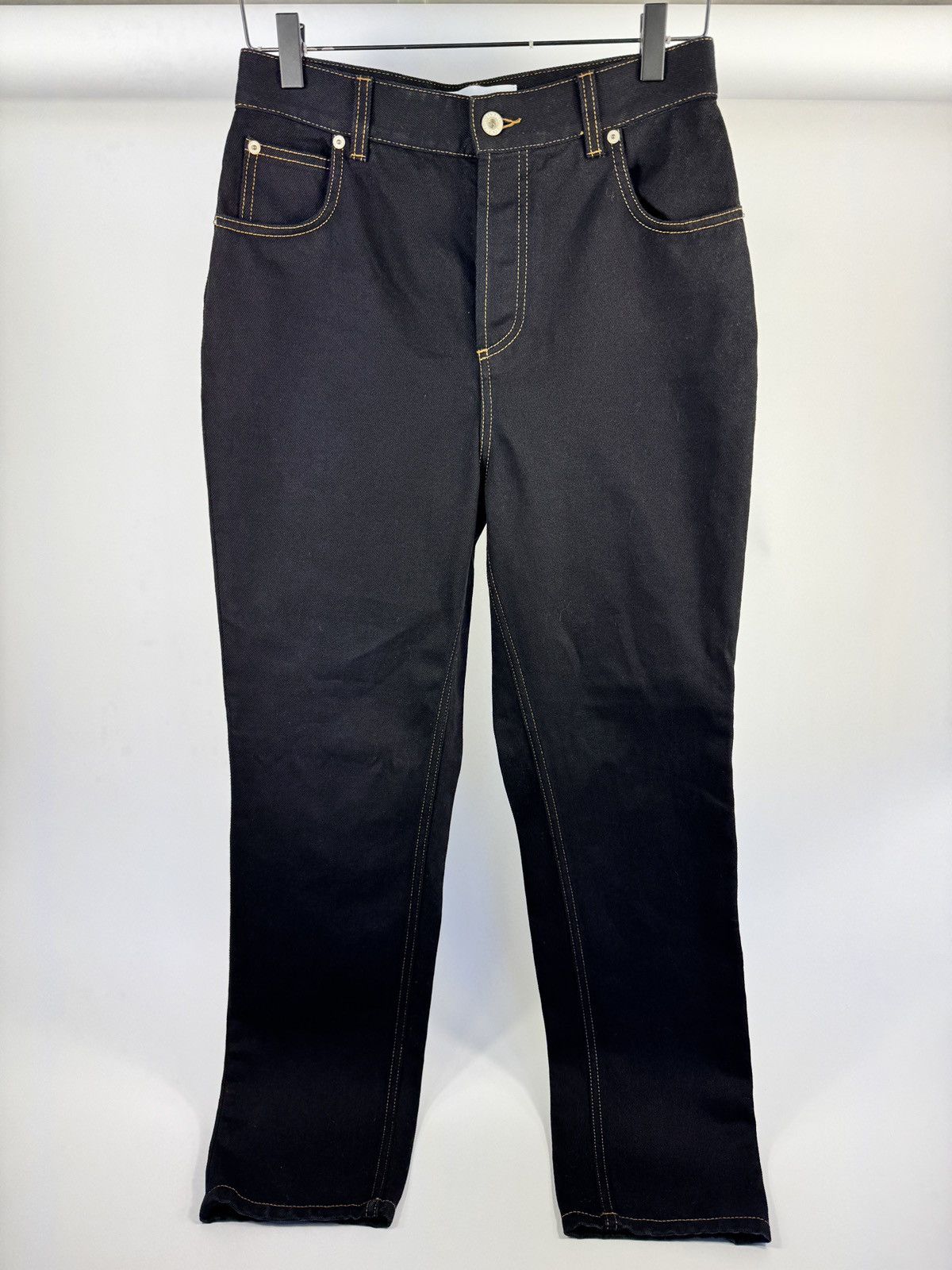 Loewe LEATHER POCKET DENIM JEANS Size US 30 / EU 46 - 1 Thumbnail