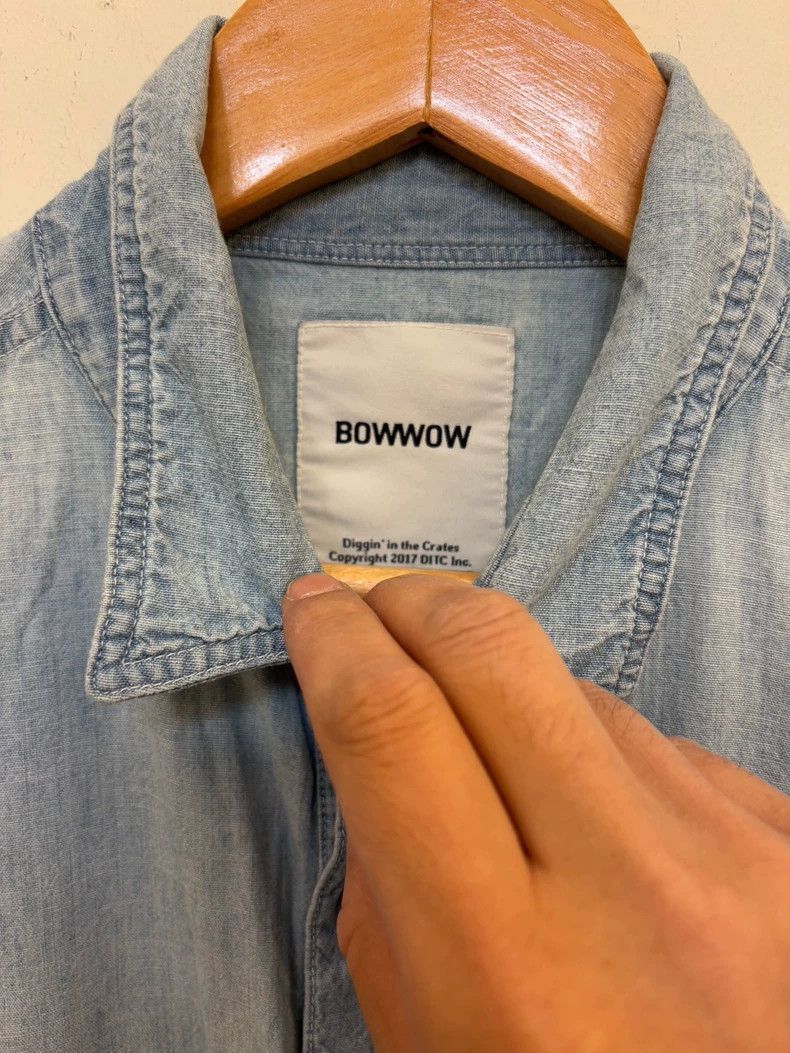 Balenciaga Denim Pullover Shirt with Graphic Design- Size US L / EU 52-54 / 3 - 3 Thumbnail