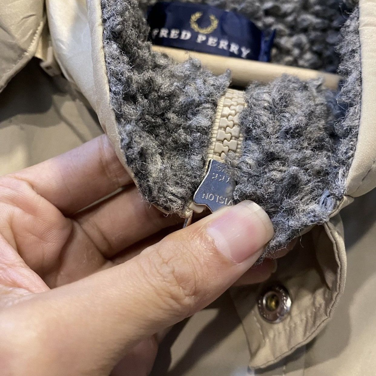 Fred Perry Fred Perry Vintage Sherpa Line Bench Coat Parka Jacket Beige Size US XL / EU 56 / 4 - 12 Thumbnail