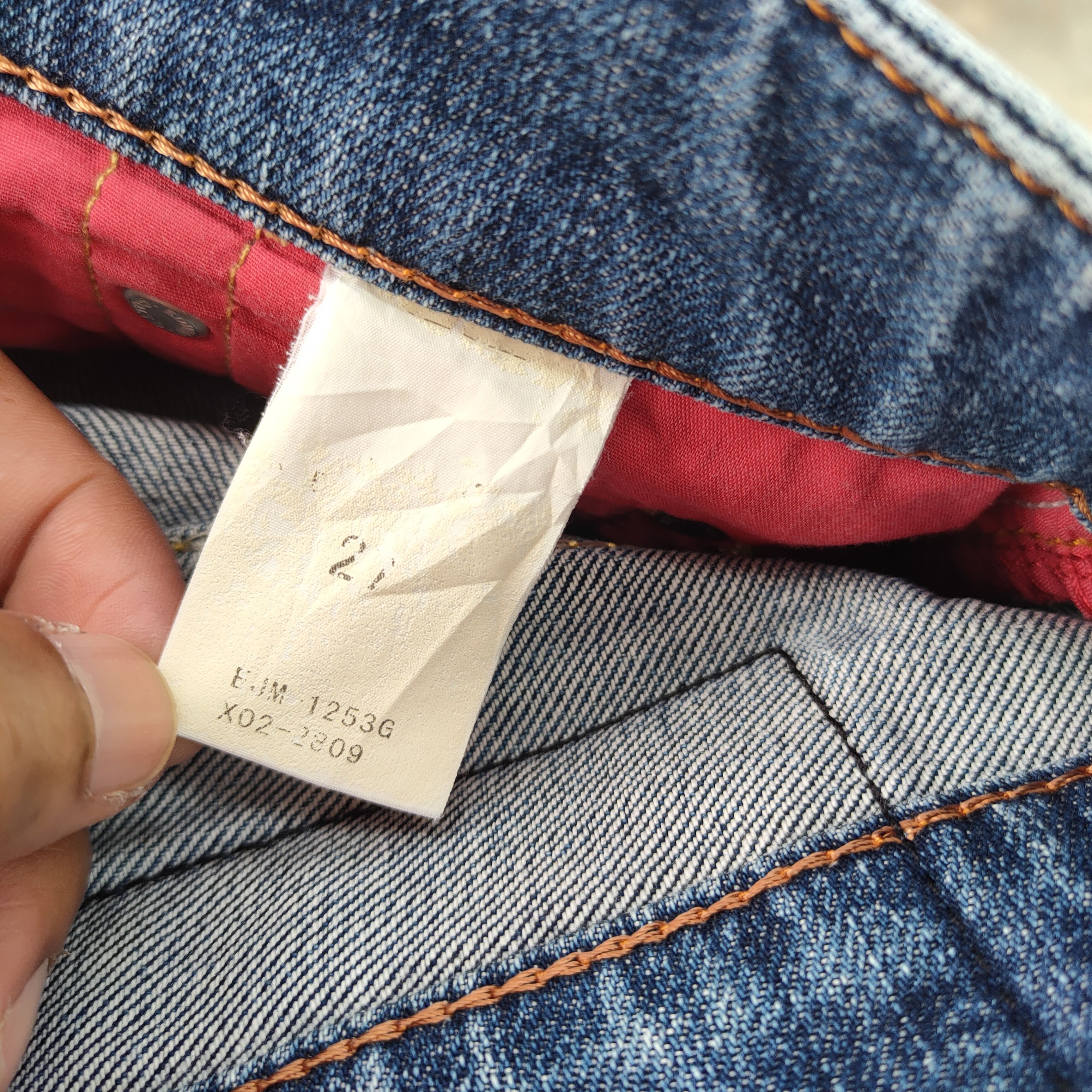 Edwin VINTAGE EDWIN BLUE TRIP FADED JEAN DENIM PANTS Size US 30 / EU 46 - 12 Thumbnail