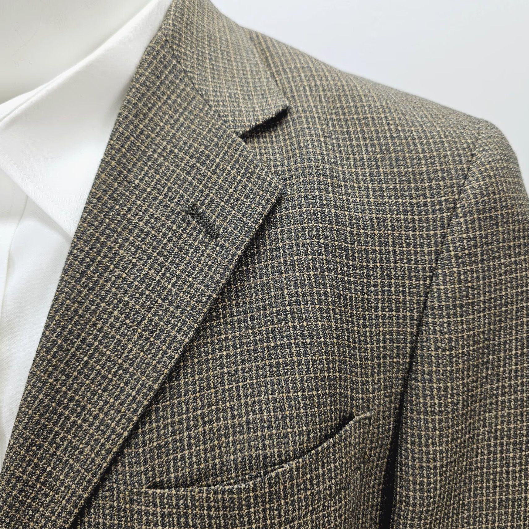Tommy Hilfiger VINTAGE Tommy Hilfiger Blazer Adult 40R Brown Wool Jacket Single Vent 3 Button Size 40R - 6 Thumbnail