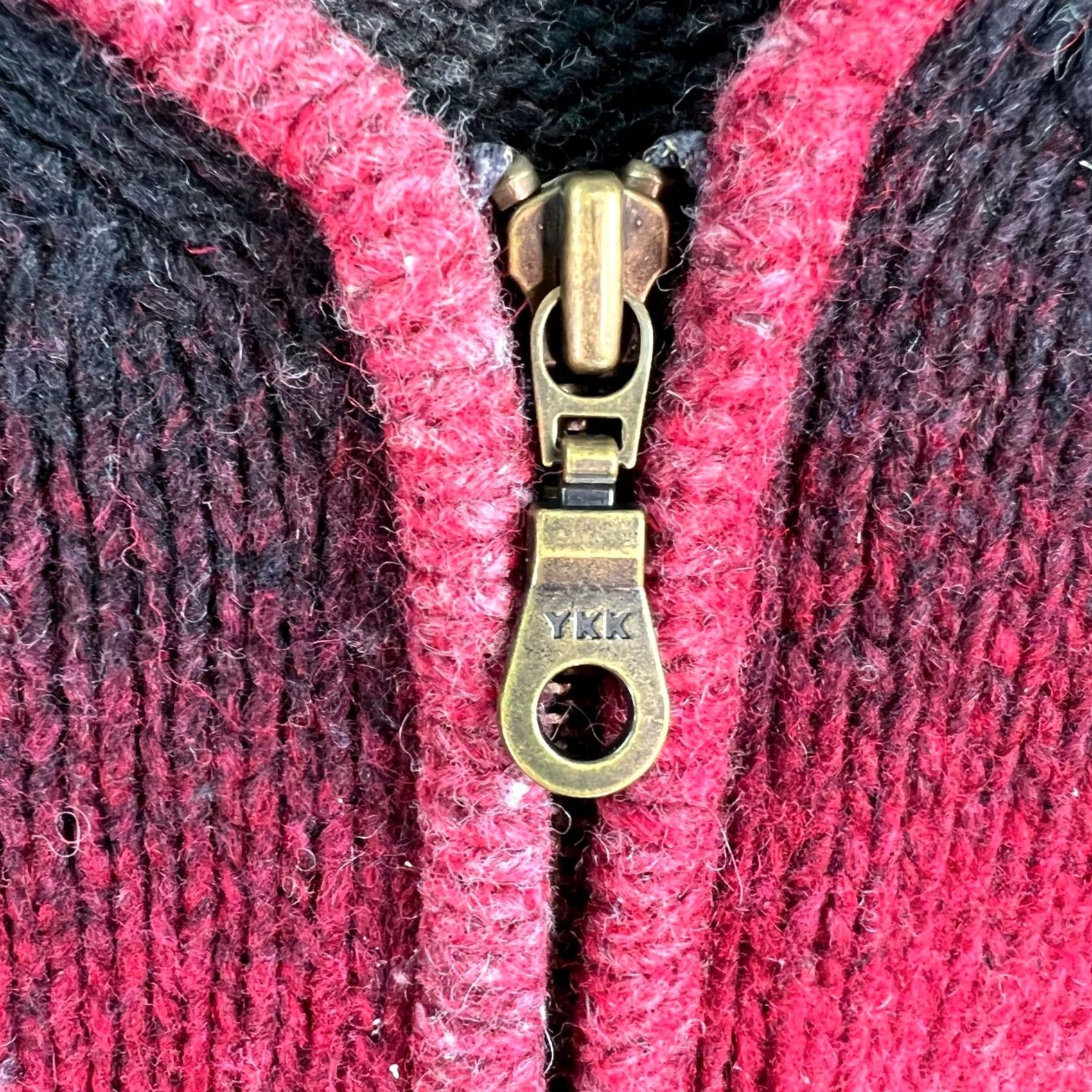 Vintage Christopher & Banks Cardigan Sweater Wool Blend Red Black Size L Womens Pullover Knit Size L / US 10 / IT 46 - 4 Thumbnail