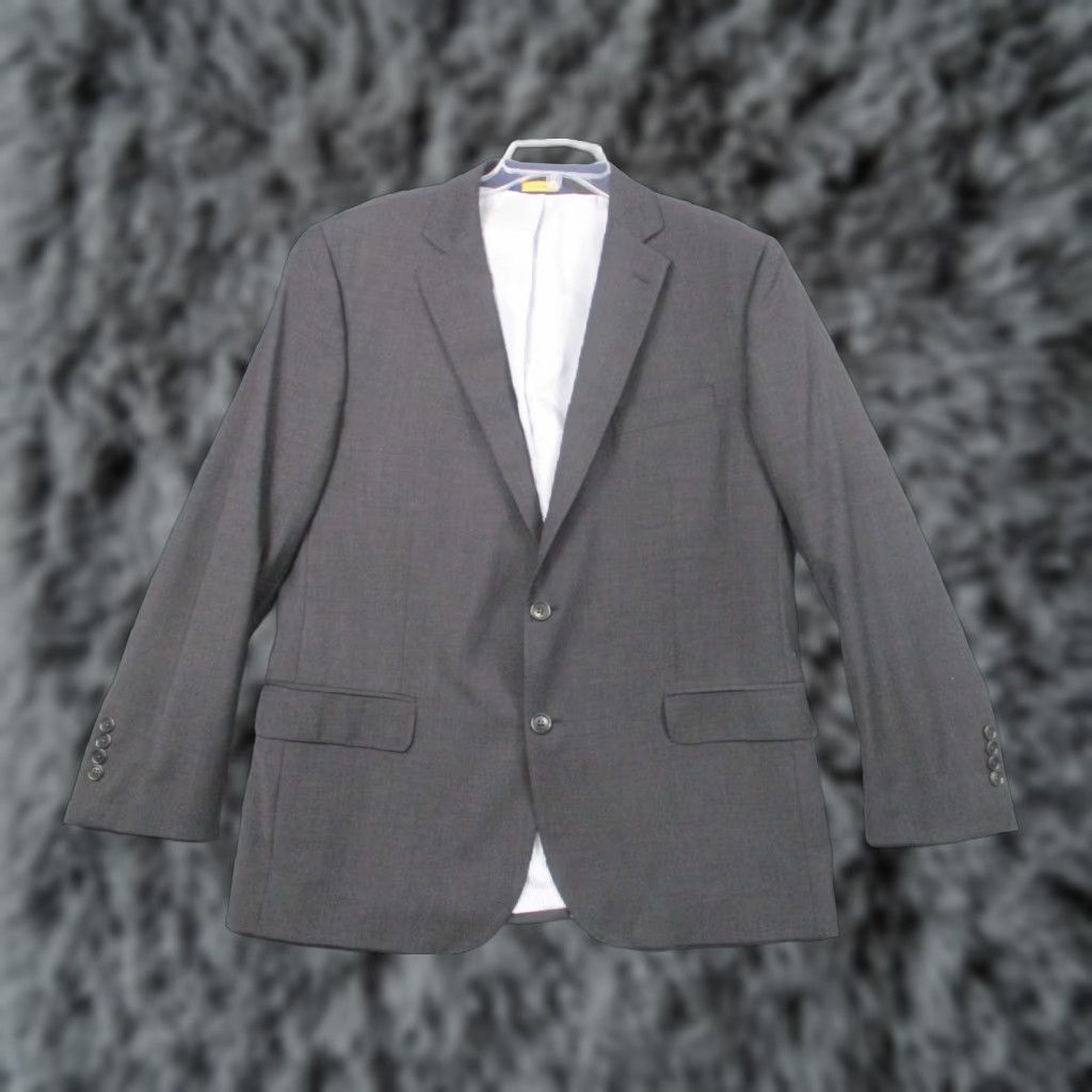 Brooks Brothers Brooks Brothers Blazer Mens 44R Gray Explorer Regent Fit Wool Stretch Sport Coat Size 44R - 1 Thumbnail