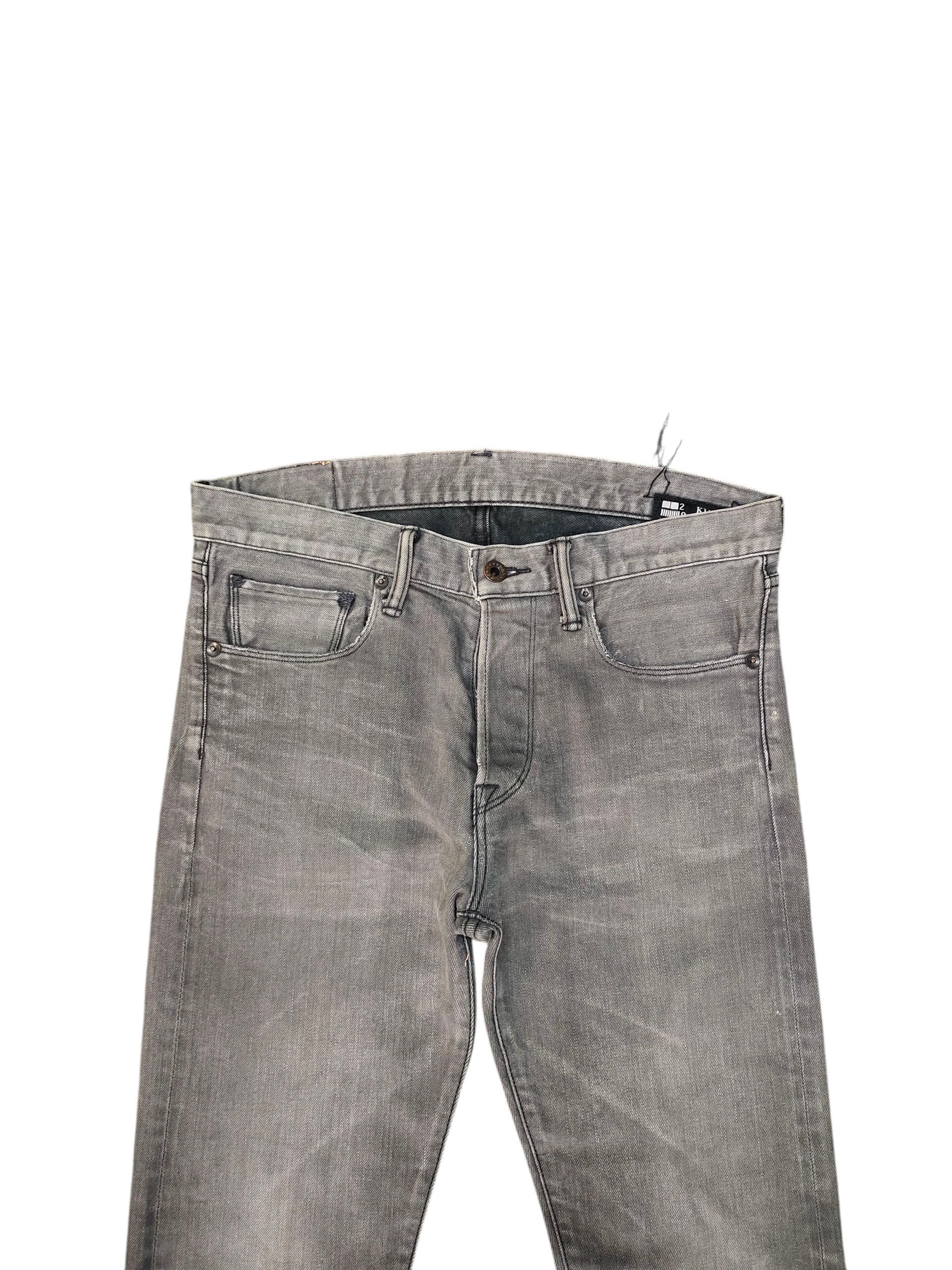KURO Vintage 90s Kuro Diamante Selvedge Clawmark Denim Jeans Size US 31 - 2 Thumbnail