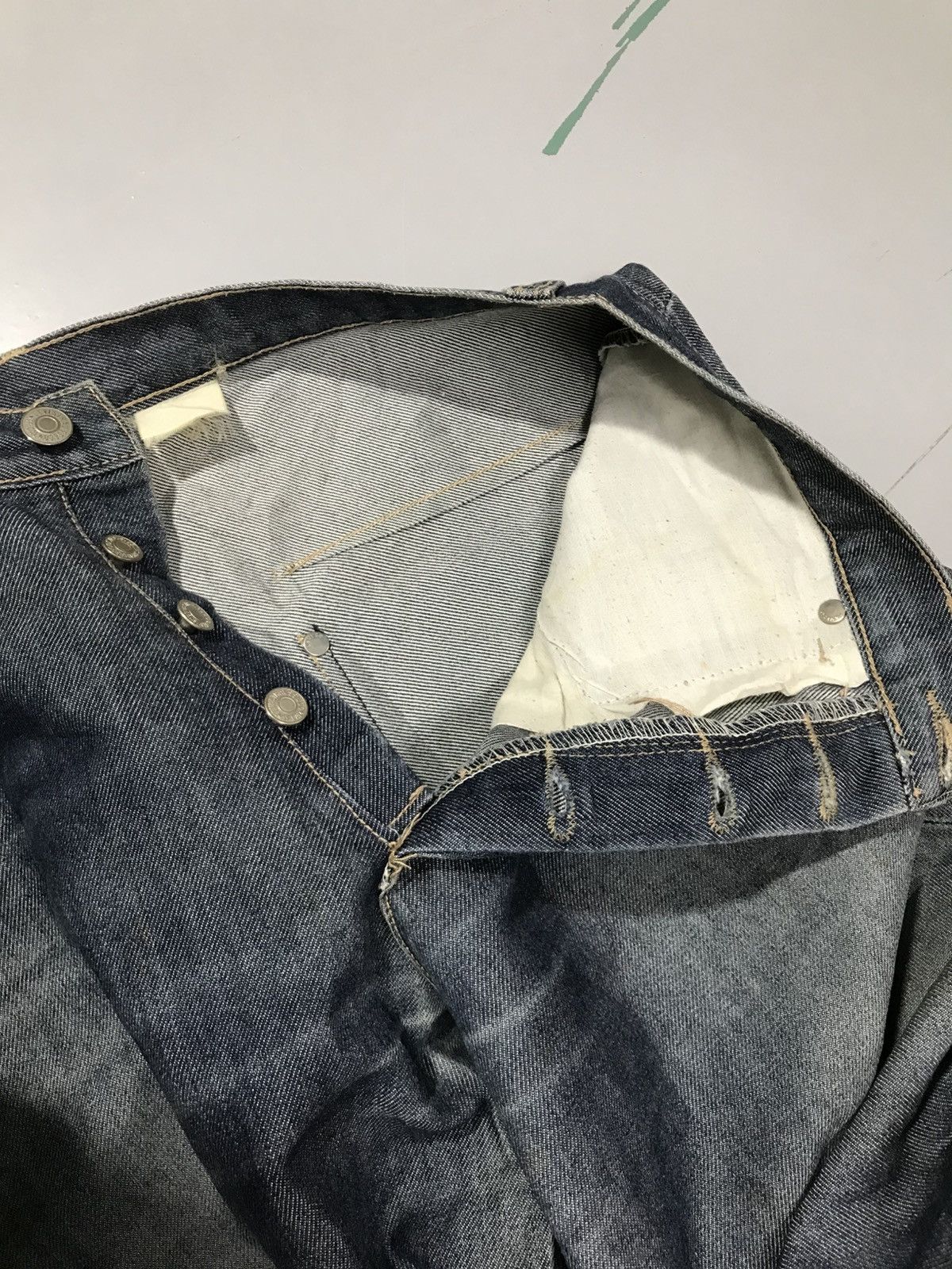 Levi's Vintage Levi’s engineer jeans denim Size US 34 / EU 50 - 6 Thumbnail