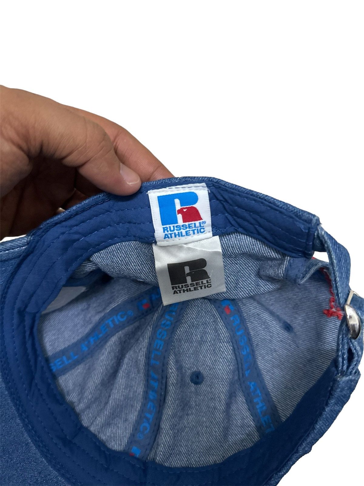 Russell Athletic Russel Athletic “Pinterest” Denim Hat Size ONE SIZE - 7 Thumbnail