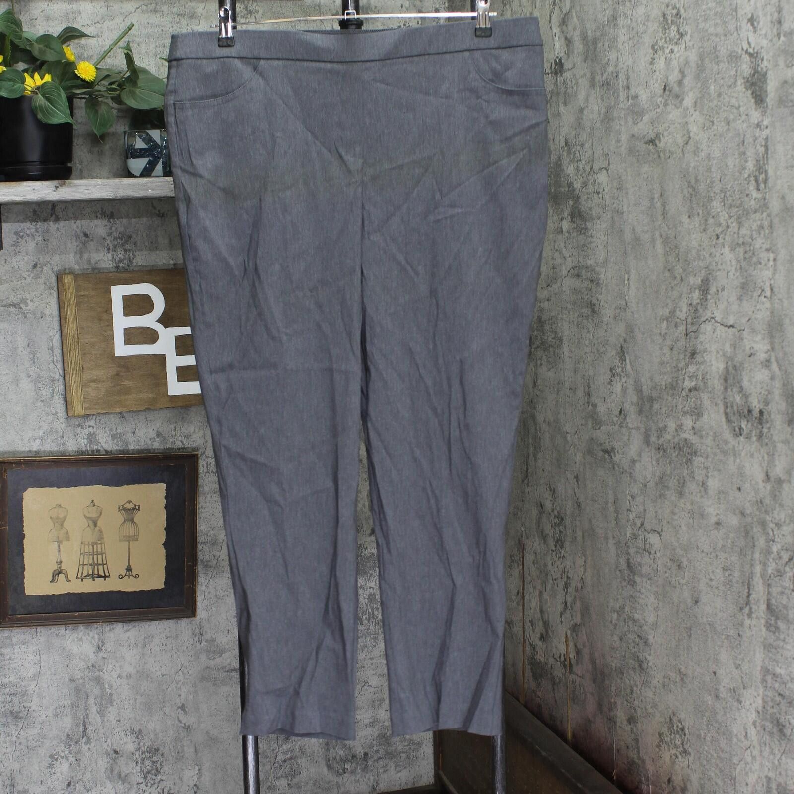 Other Nwt Alfred Dunner Short Allure Slim Pant Pants Gray 18 Size 40" / US 18 - 1 Thumbnail