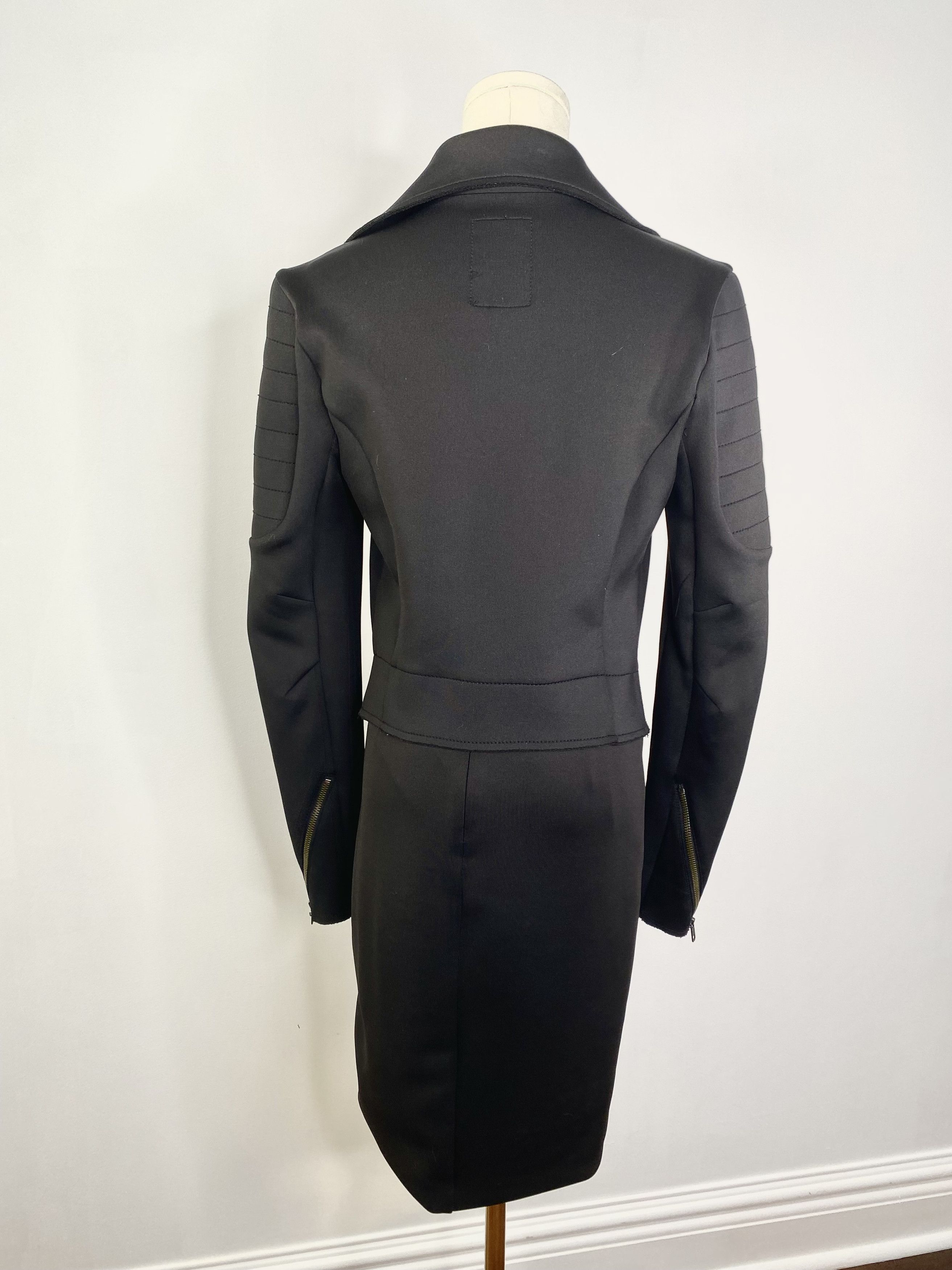 Guess Guess - Black Moto Jacket + Skirt Size S / US 4 / IT 40 - 3 Thumbnail