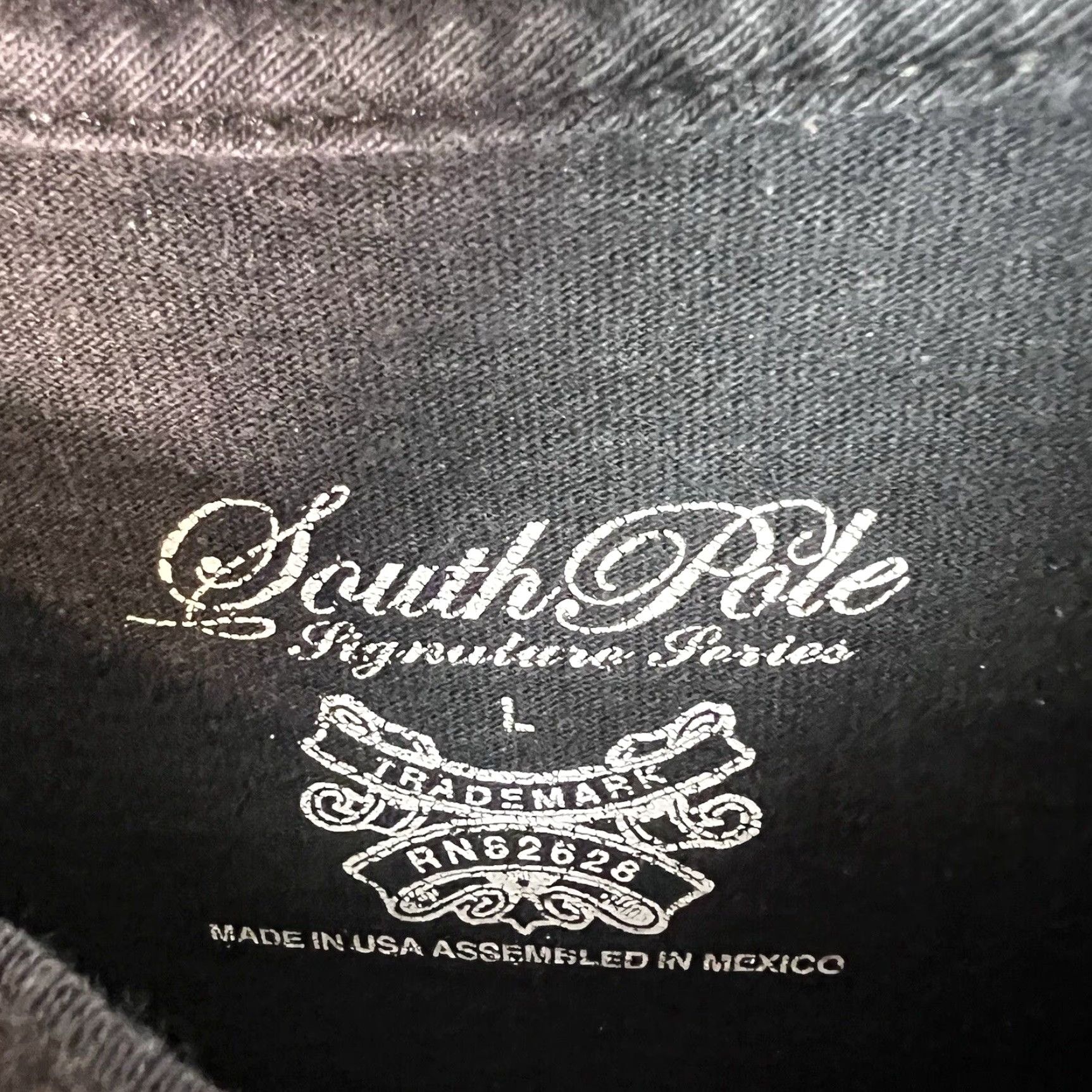 Southpole VINTAGE Southpole Graphic Tee Money Diamonds Shirt Adult Large Black 2000s Mens Size US L / EU 52-54 / 3 - 5 Thumbnail