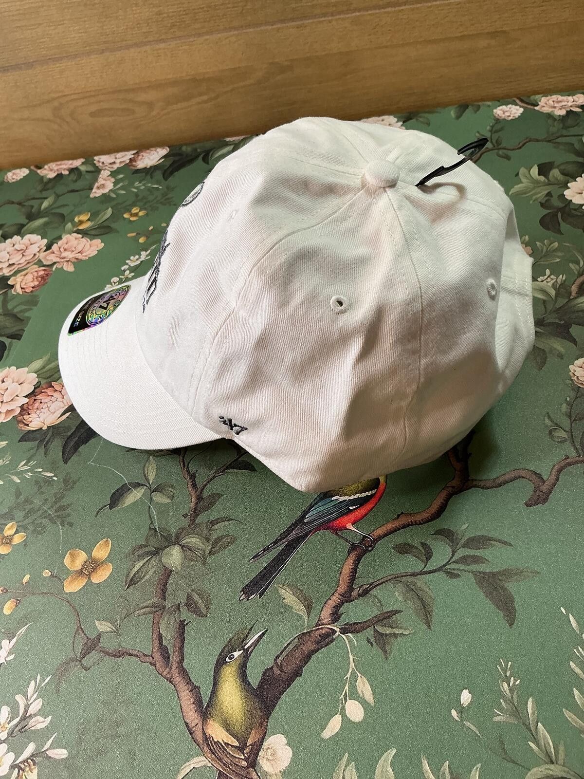 47 Brand Super Bowl XLVIII 2014 NFL 47 White Adjustable Hat Cap NY NJ Size ONE SIZE - 4 Thumbnail