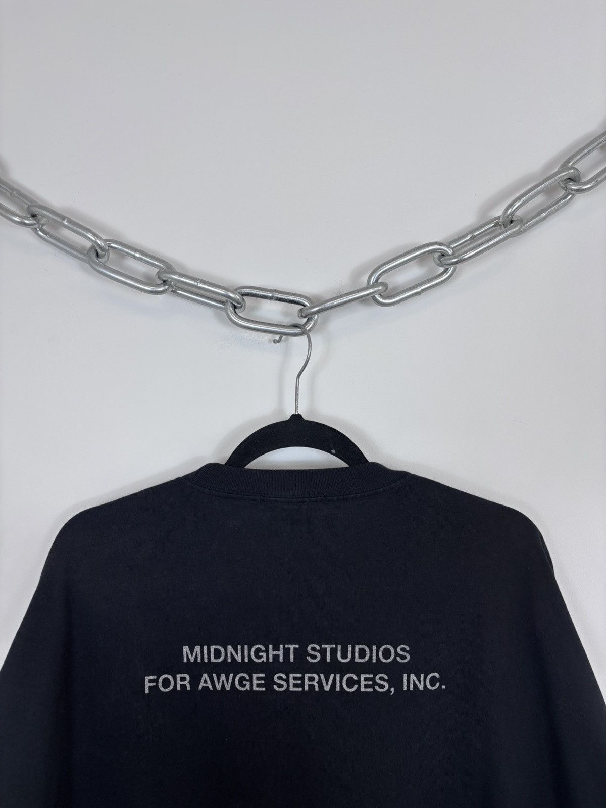 AWGE × Midnight Studios Midnight Studios Shane Gonzales x AWGE Black Long Sleeve Tee Size US L / EU 52-54 / 3 - 18 Thumbnail