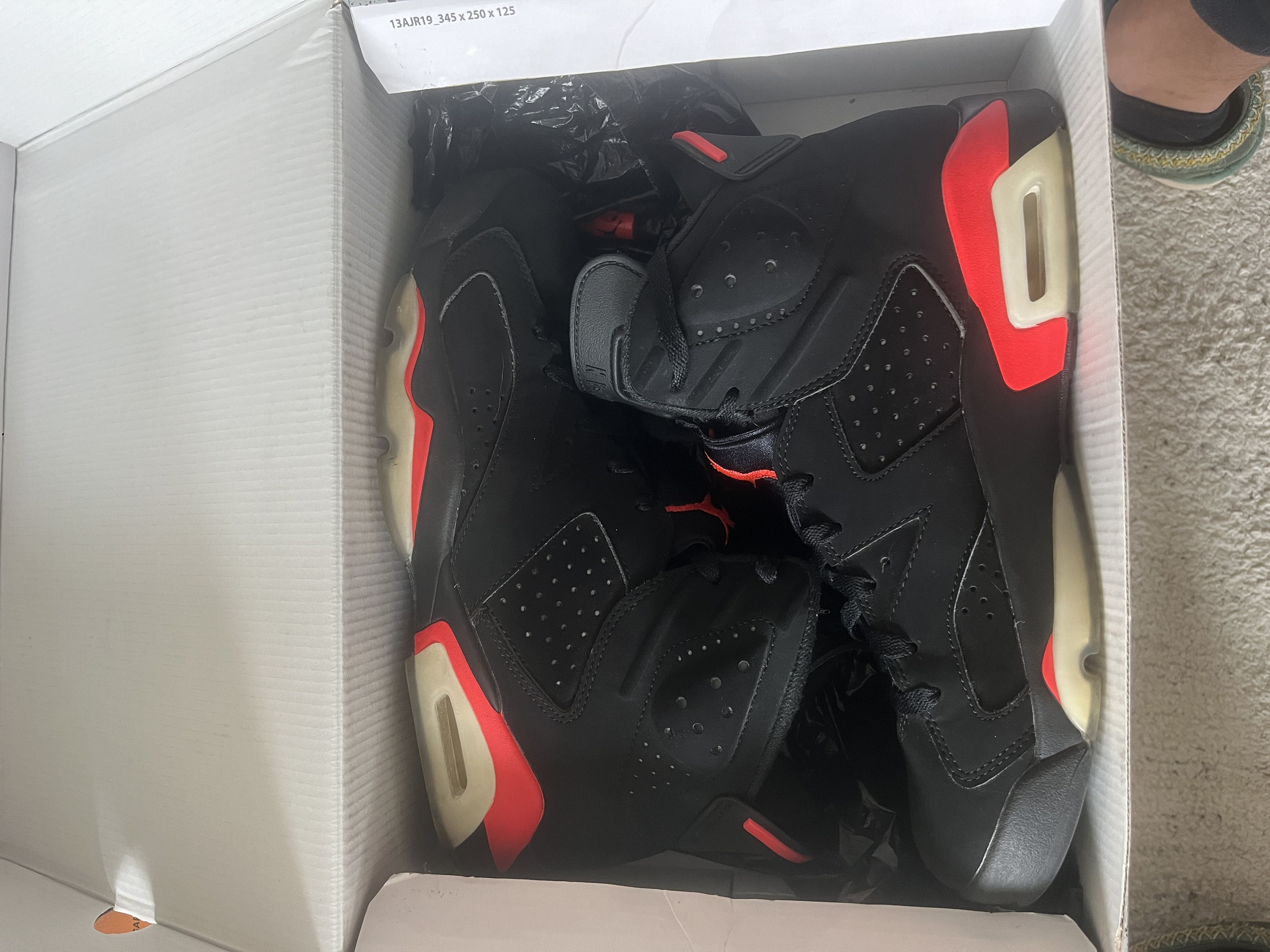 Jordan Brand Air Jordan 6 Infrared Size US 9.5 / EU 42-43 - 3 Thumbnail