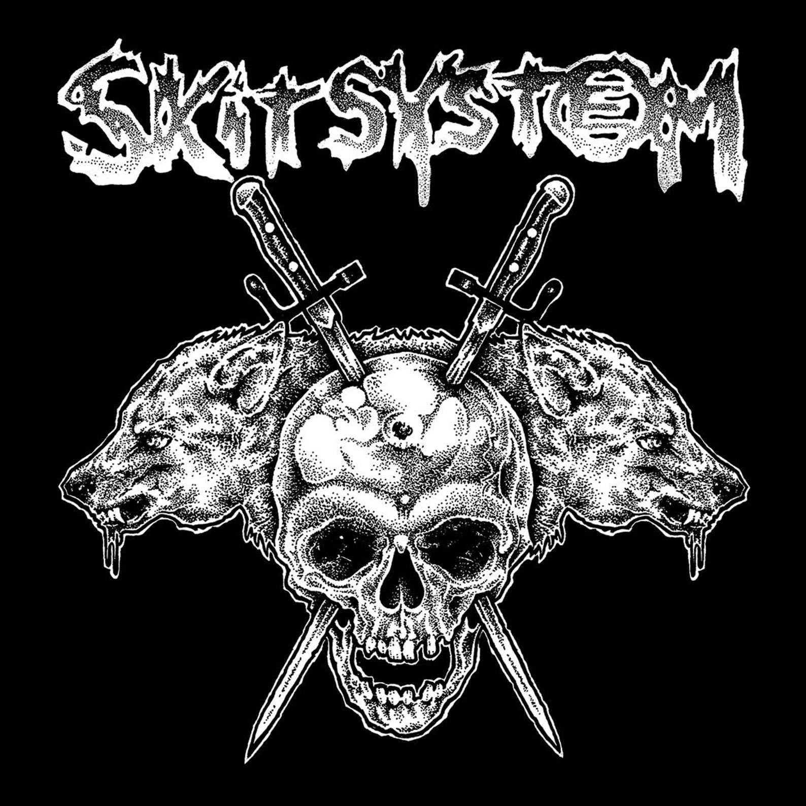 Gildan SKITSYSTEM - Wolves And Skull T-Shirt Size US M / EU 48-50 / 2 - 2 Thumbnail