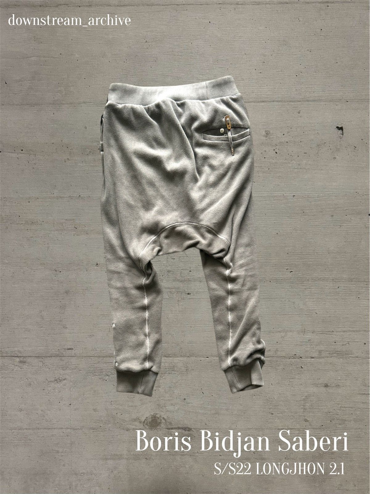 Boris Bidjan Saberi Boris Bidjan Saberi S/S22 LONGJOHN 2.1 Size US 30 / EU 46 - 2 Thumbnail