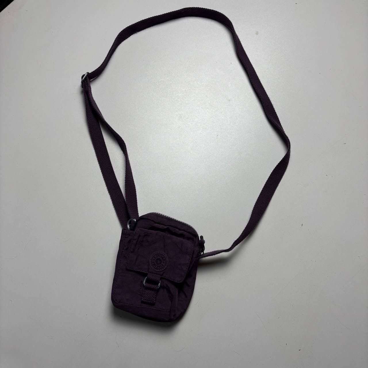 Vintage Kipling Mini Bag in Purple, Men's