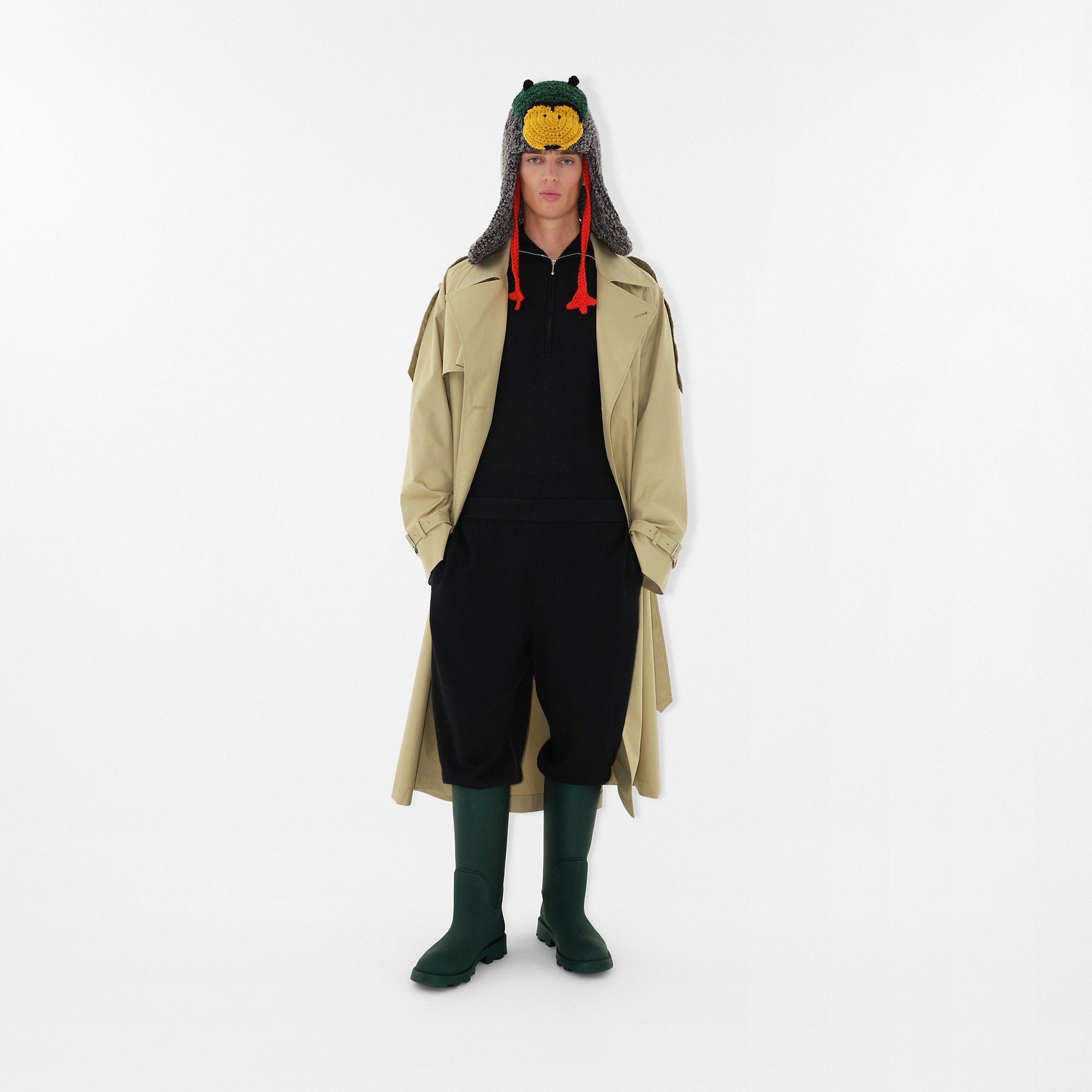 Burberry o1w1db10125 Rubber Marsh High Boots in Dark Green Size US 11 / EU 44 - 2 Thumbnail