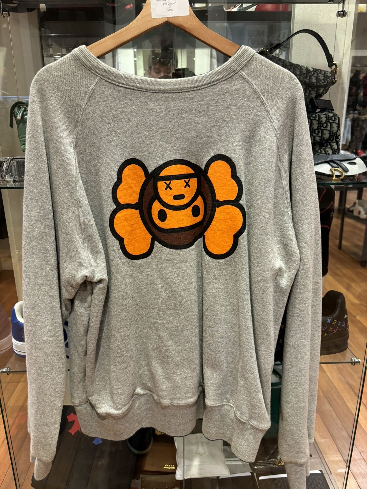 Bape × Kaws Bape Kaws Reversible Crewneck Size US S / EU 44-46 / 1 - 6 Thumbnail
