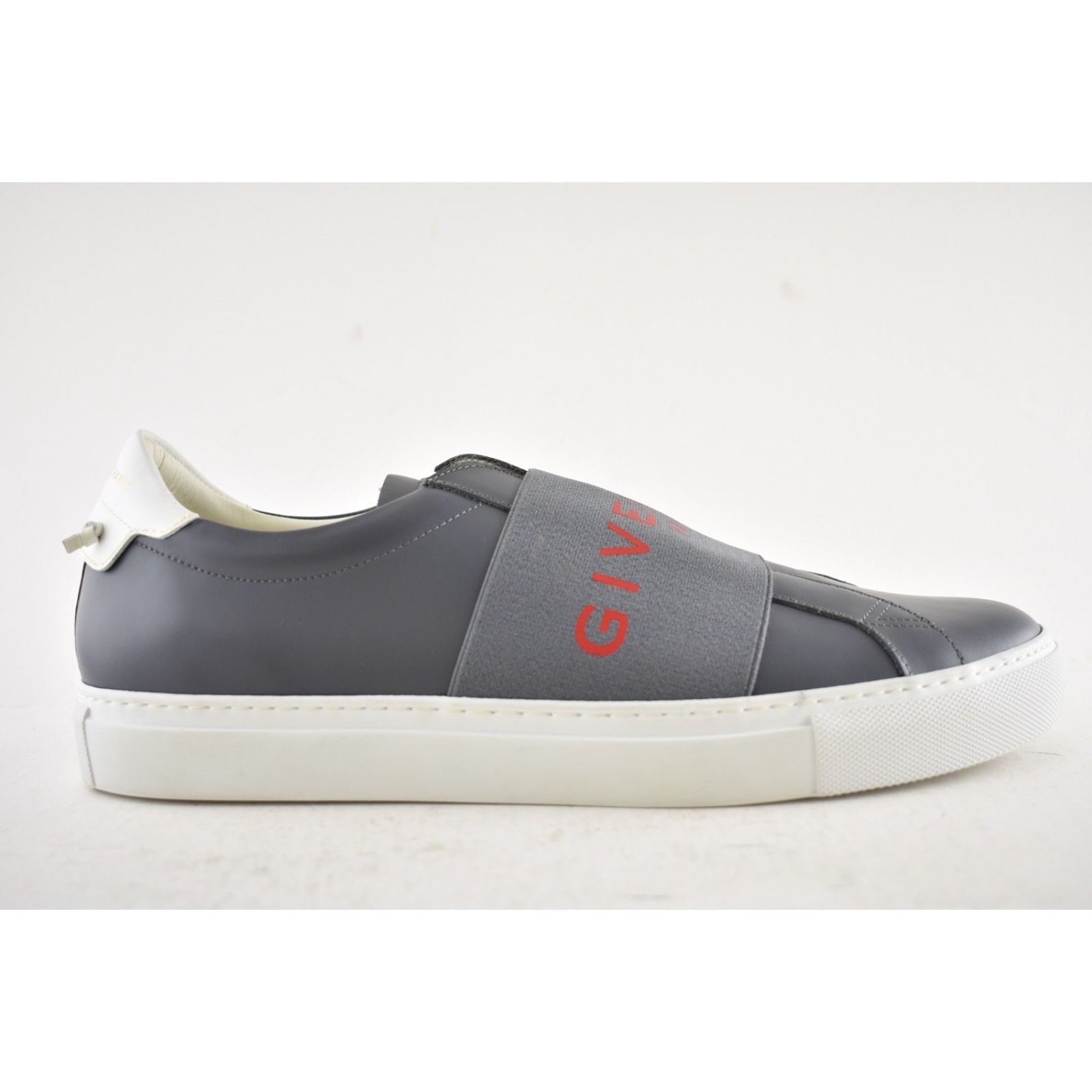Givenchy Givenchy Urban Street Grey Leather Low Top Sneaker 44/11 Size US 11 / EU 44 - 2 Thumbnail