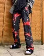 Japanese Brand straight fire pants Size US 33 - 2 Thumbnail