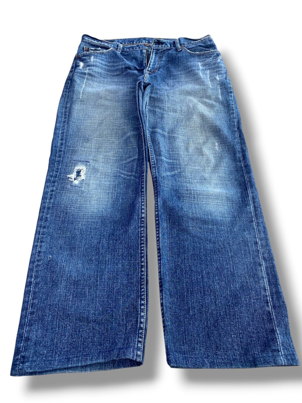 Levi's Levi’s Ripped Faded Wash Style Loose Jeans Size US 36 / EU 52 - 1 Thumbnail