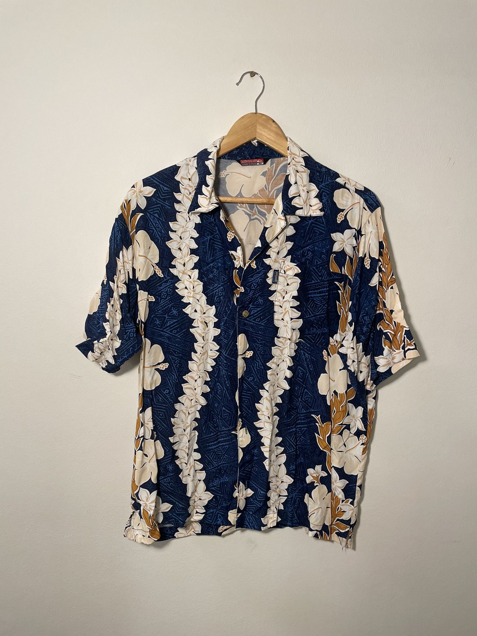 Quicksilver Vintage qiucksilver hawaiian shirt Size US M / EU 48-50 / 2 - 1 Thumbnail