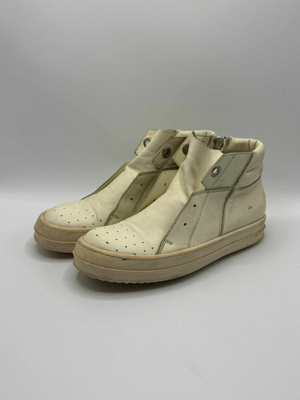 Rick Owens Rick Owens Island Dunks Laceless Mid-Top Sneakers Size US 7 / EU 40 - 2 Thumbnail